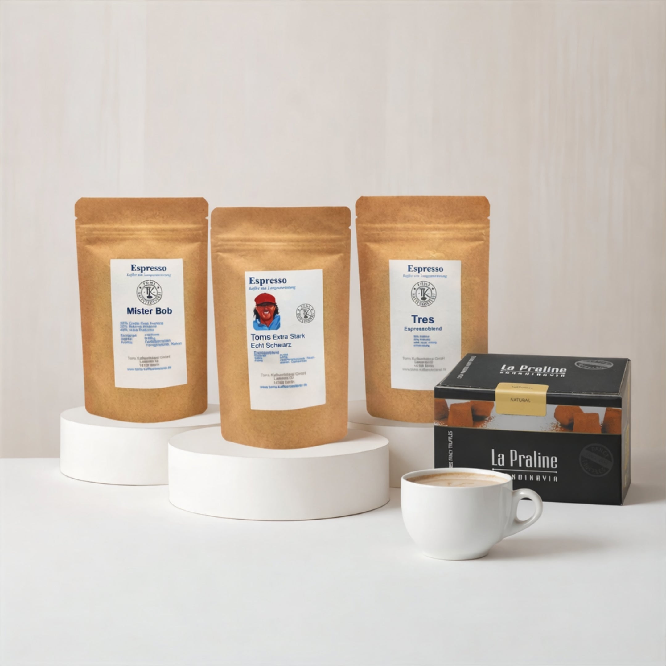 Probierpack Espresso + Leckerei nach Wahl