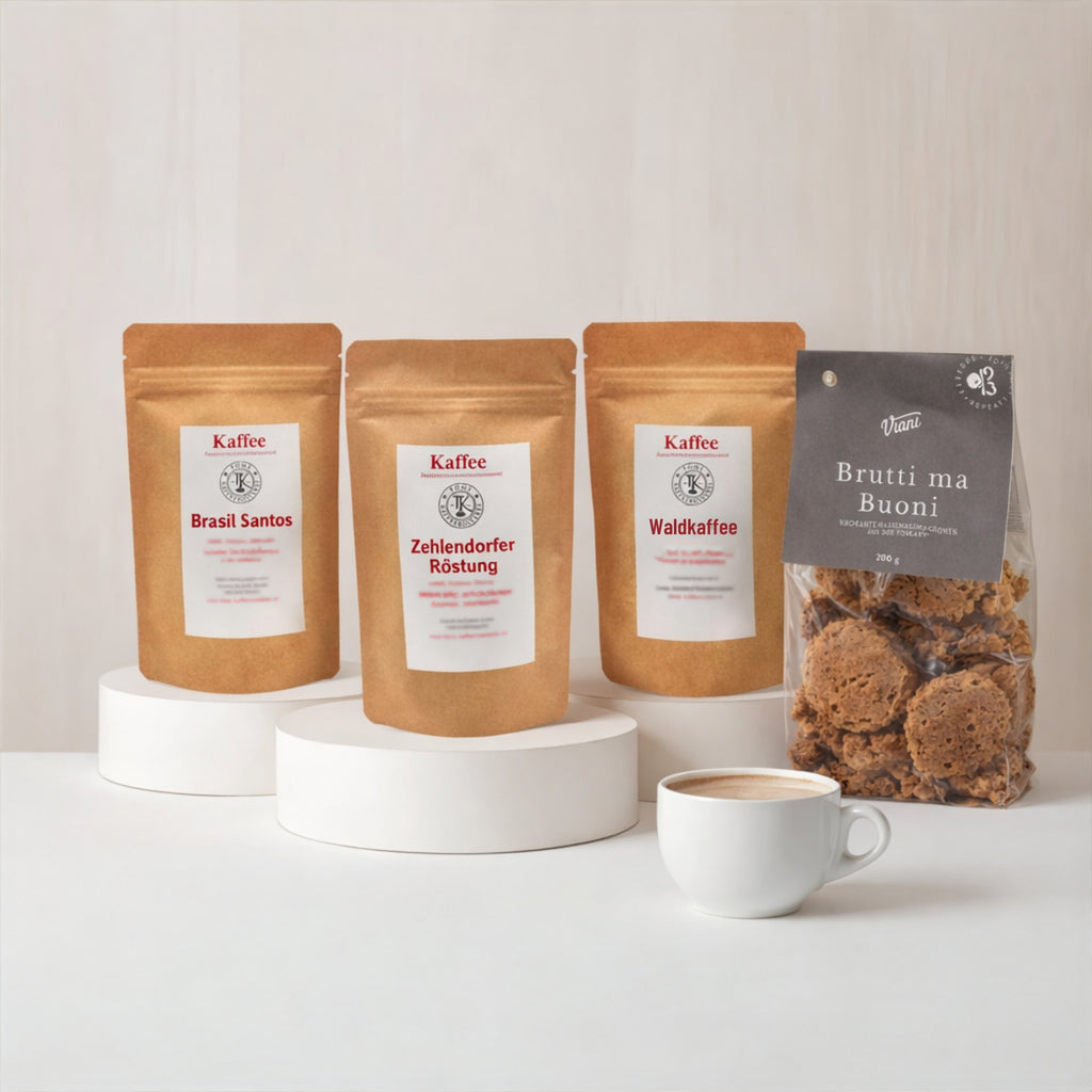 Probierpack Filterkaffee + Leckerei nach Wahl