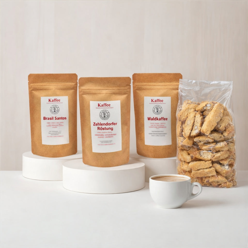 Probierpack Filterkaffee + Leckerei nach Wahl